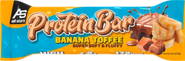 Protein Bar Soft & Fluffy Banana Toffee von ALL STARS