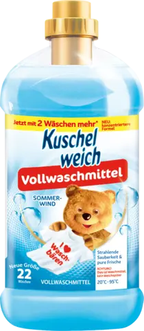 Sommerwind Vollwaschmittel flüssig von KUSCHELWEICH
