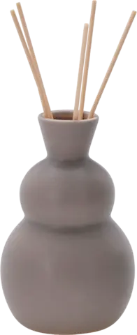 Raumduft in Vase mit Rattanstäbchen weiß/sand sortiert von DIV.SAISONMARKEN