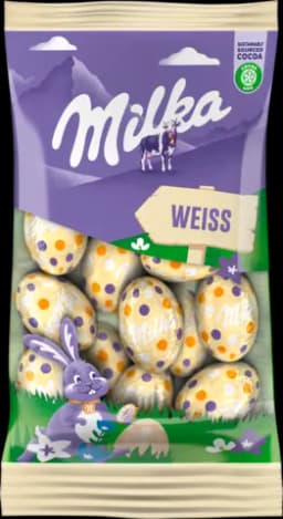 Ostereier Weiß von MILKA