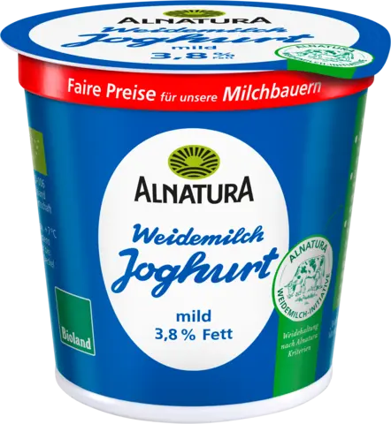 Bio Joghurt mild 3,8 % Fett von ALNATURA