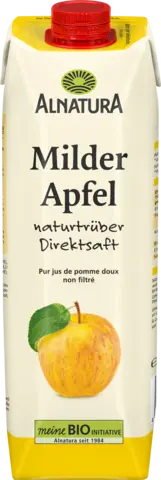 Bio Milder Apfelsaft naturtrüb von ALNATURA