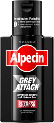 Grey Attack Coffein & Color Shampoo von ALPECIN