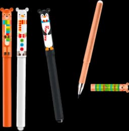 Gelstift radierbar, 4-fach sortiert von TRENDHAUS