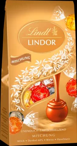 LINDOR Beutel, Mischung, gold von LINDT