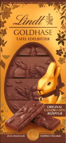 Goldhase Tafel Edelbitter 120g von LINDT