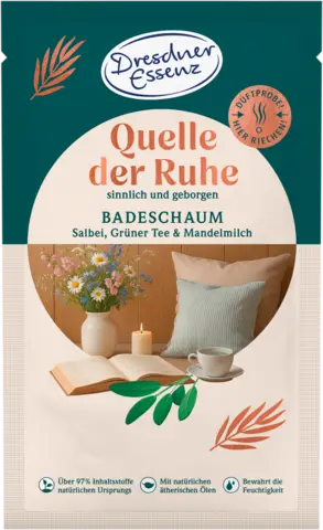 Badeschaum Quelle der Ruhe von DRESDNER ESSENZ
