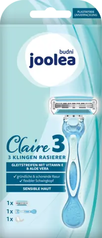 CLAIRE 3 Klingen Rasierer von JOOLEA