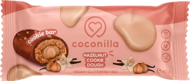Bio Cookie Bar Hazelnut Dough von COCONILLA