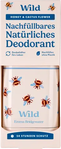 Deo Startpaket Bee & Honey Cactus Refill von WILD