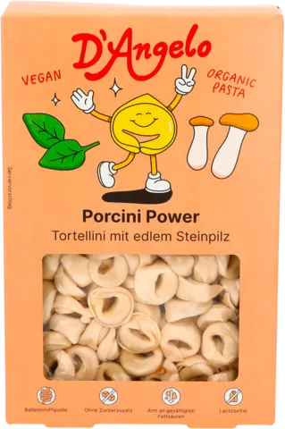 Bio Tortellini Steinpilz von D`Angelo Pasta