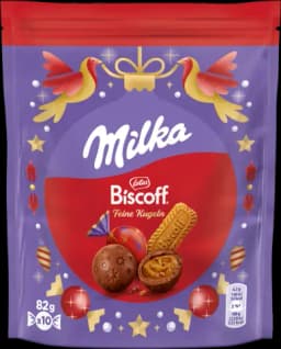 Milka Feine Kugeln Biscoff 82g von MILKA