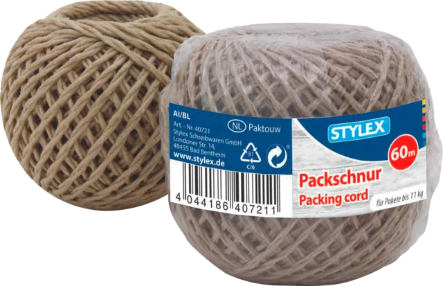 Bindfaden/Packband 60 m von STYLEX