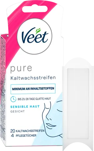 Kaltwachsstreifen Gesicht sensible Haut von VEET