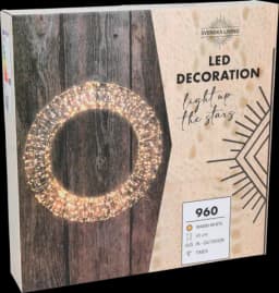 Kränze 960 LED warmweiß Timer 45 cm von DIV.SAISONMARKEN
