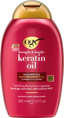 strength & length + keratin oil Shampoo von OGX