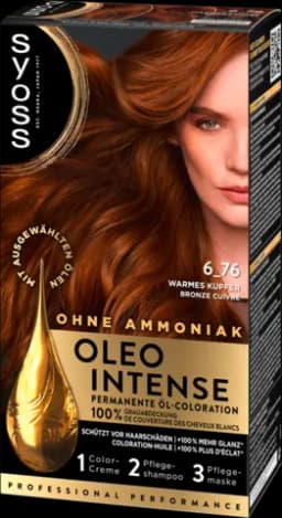 Oleo Itense Öl-Coloration warmes kupfer 5e432b 5-teilig von SYOSS
