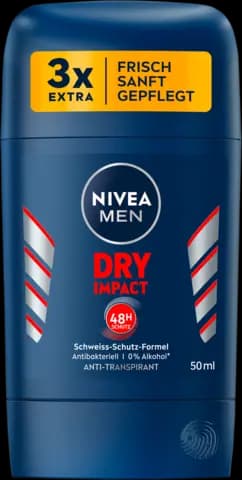 Men Deostick Dry Impact Antitranspirant von NIVEA