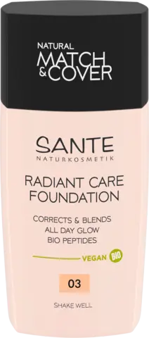 Radiant Foundation 03 neutral linen von SANTE