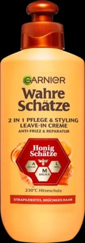 Wahre Schätze 2-in-1 Pflege & Styling Leave-In Creme Honig Schätze von WAHRE SCHÄTZE