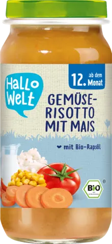 Gemüserisotto mit Mais von HALLO WELT