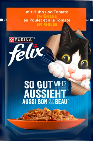 felix So gut wie es aussieht mit Huhn & Tomate in Gelee von FELIX