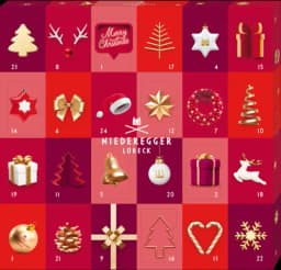 Adventskalender Mini-Glamour von NIEDEREGGER