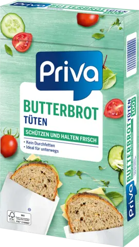 Butterbrot Tüten von PRIVA