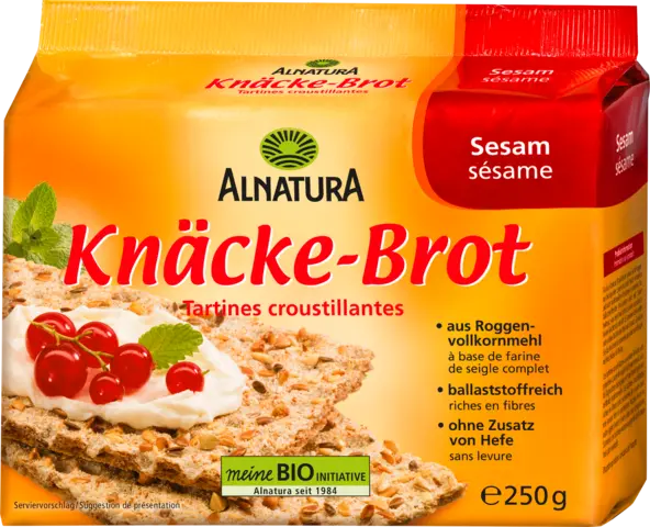 Bio Knäcke-Brot Sesam von ALNATURA