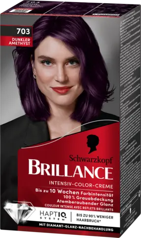 Brillance Intensiv-Color-Creme 703 dunkler Amethyst von BRILLANCE