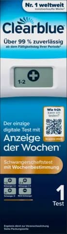 Schwangerschaftstest mit Wochenbestimmung von CLEARBLUE