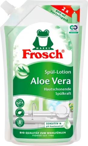 Aloe Vera Spül-Lotion Nachfüllbeutel von FROSCH