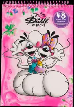 Malbuch rosa A4 von DIDDL