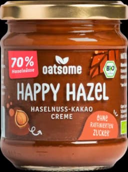 Happy Hazel Feelgood Spreads Haselnuss & Kakao von OATSOME