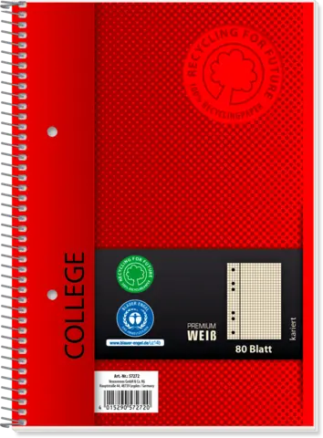 Collegeblock liniert A5 von COLLEGE