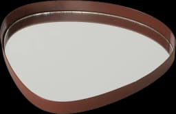 Tablett Ergo Eisen/Glas braun von BOLTZE