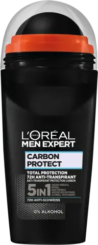 Carbon Protect 5 in 1 Anti-Transpirant 48h Deo Roll-On von LOREAL