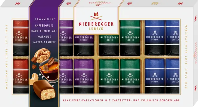 Marzipan Klassiker Dark Edition von NIEDEREGGER
