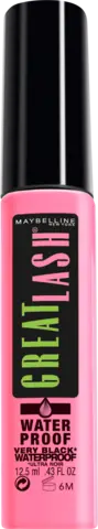 Great Lash Mascara Waterproof very black von MAYBELLINE NEW YORK