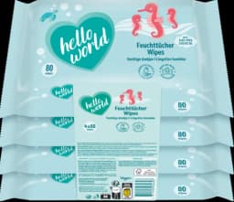 Feuchttücher von HELLO WORLD