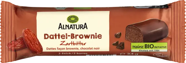 Bio Dattel-Brownie Riegel von ALNATURA