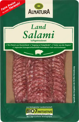 Bio Land Salami luftgetrocknet von ALNATURA