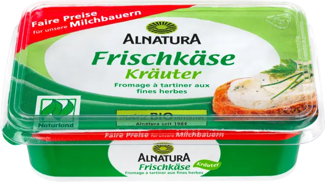Bio Frischkäse Kräuter von ALNATURA