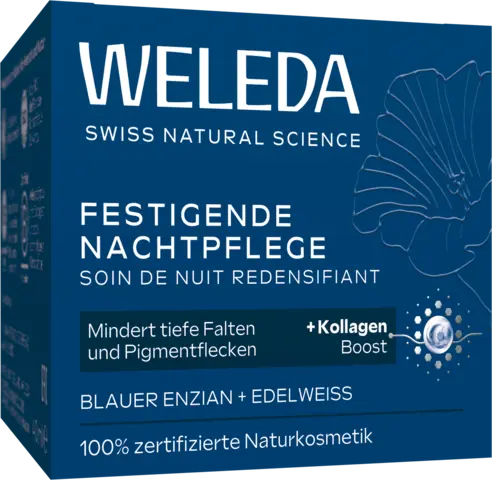Festigende Nachtpflege Blauer Enzian & Edelweiss von WELEDA