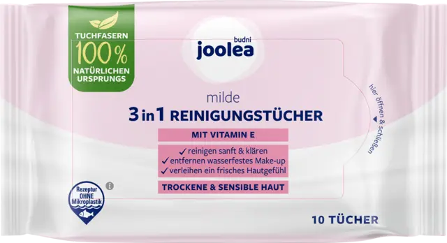 3in1 Sensitive Reinigungstücher von JOOLEA