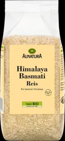 Himalaya Basmati Reis von ALNATURA