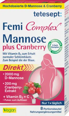 Femi Complex Mannose plus Cranberry von TETESEPT
