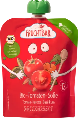 Bio Tomaten-Soße ab 12 Monaten von FRUCHTBAR
