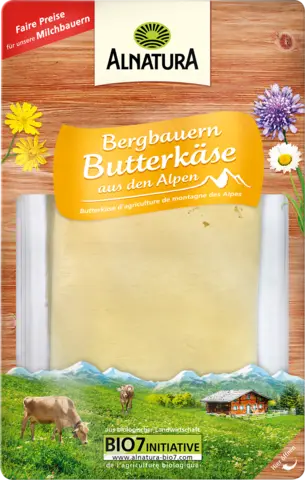 Bio Bergbauern Butterkäse 45 % Fett i. Tr. von ALNATURA