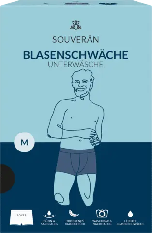 Herren Inkontinenz-Boxer Gr. M von SOUVERÄN